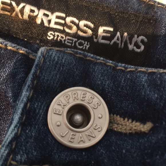 🌸4/15$ Express Jeans bootcut size 3/4 - Picture 10 of 16